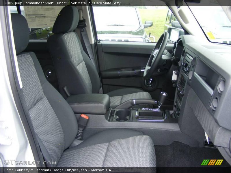 Bright Silver Metallic / Dark Slate Gray 2009 Jeep Commander Sport