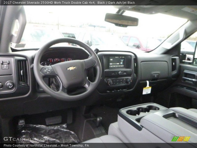 Black / Dark Ash/Jet Black 2017 Chevrolet Silverado 2500HD Work Truck Double Cab 4x4