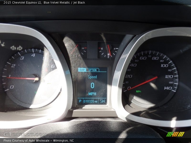 Blue Velvet Metallic / Jet Black 2015 Chevrolet Equinox LS