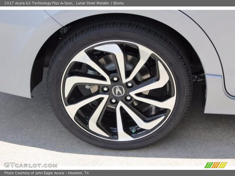 Lunar Silver Metallic / Ebony 2017 Acura ILX Technology Plus A-Spec