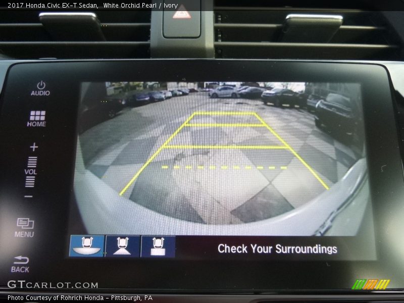 White Orchid Pearl / Ivory 2017 Honda Civic EX-T Sedan