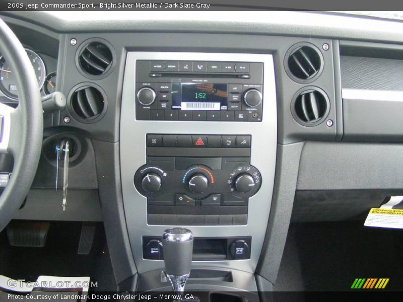 Bright Silver Metallic / Dark Slate Gray 2009 Jeep Commander Sport
