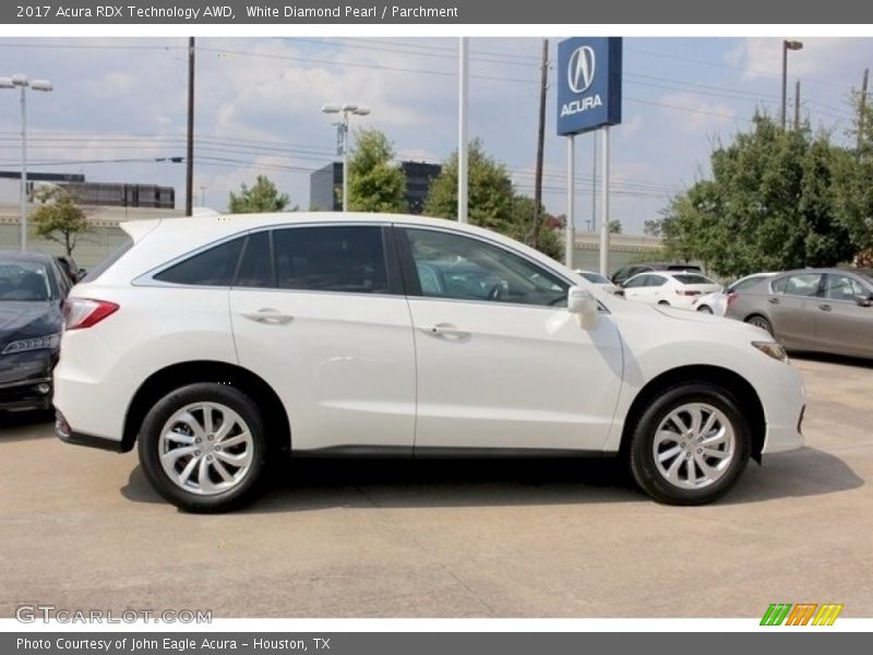 White Diamond Pearl / Parchment 2017 Acura RDX Technology AWD
