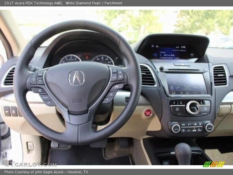 White Diamond Pearl / Parchment 2017 Acura RDX Technology AWD