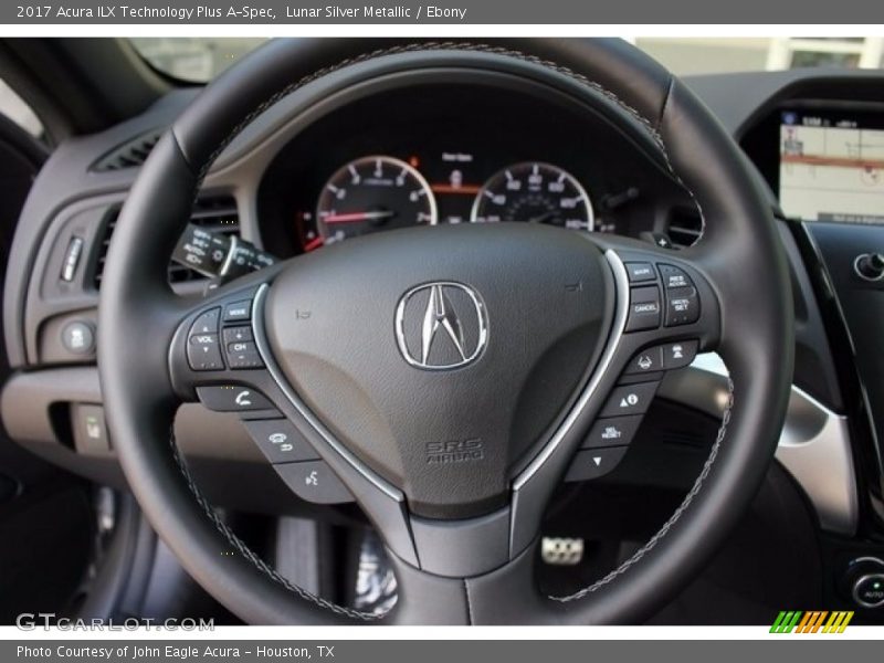 Lunar Silver Metallic / Ebony 2017 Acura ILX Technology Plus A-Spec