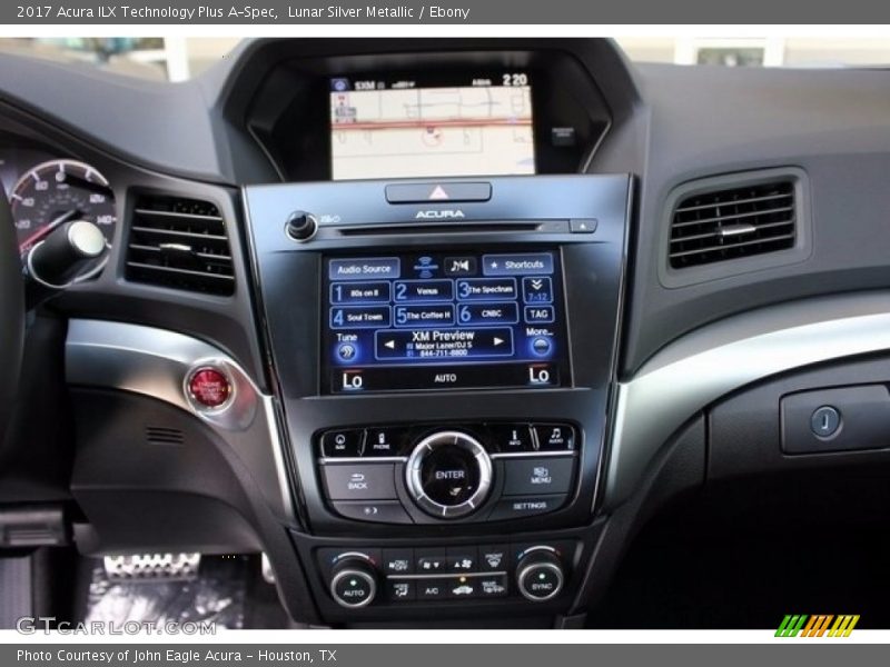 Lunar Silver Metallic / Ebony 2017 Acura ILX Technology Plus A-Spec
