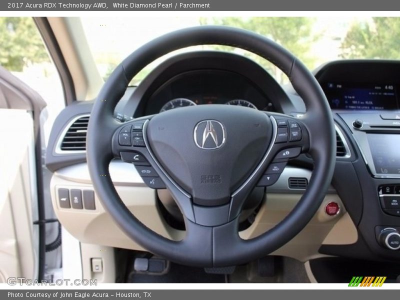 White Diamond Pearl / Parchment 2017 Acura RDX Technology AWD