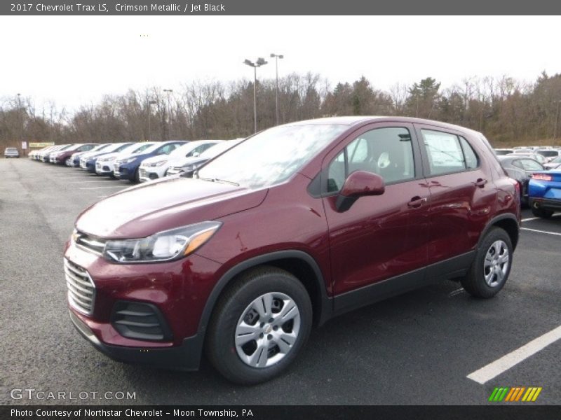 Crimson Metallic / Jet Black 2017 Chevrolet Trax LS