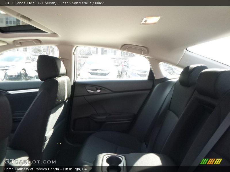 Lunar Silver Metallic / Black 2017 Honda Civic EX-T Sedan