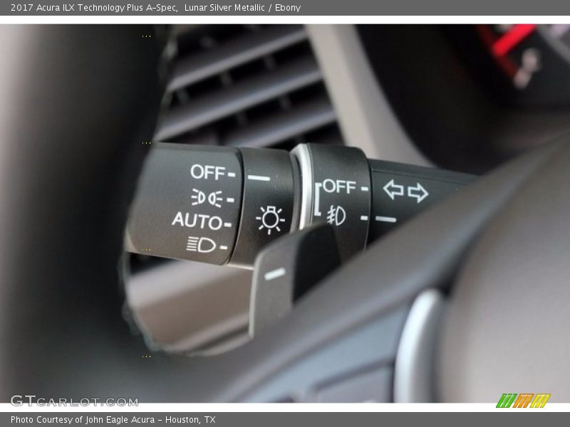 Lunar Silver Metallic / Ebony 2017 Acura ILX Technology Plus A-Spec