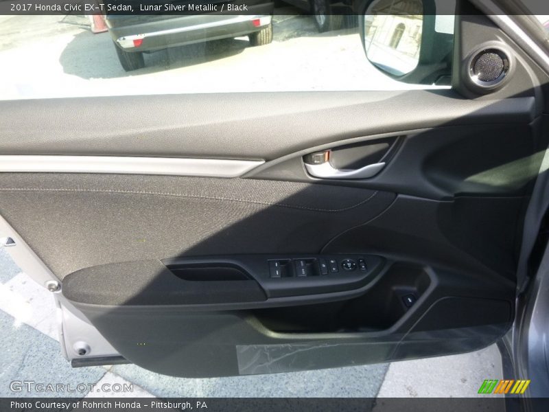 Lunar Silver Metallic / Black 2017 Honda Civic EX-T Sedan
