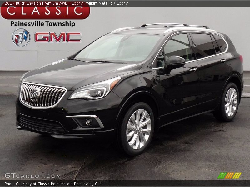 Ebony Twilight Metallic / Ebony 2017 Buick Envision Premium AWD