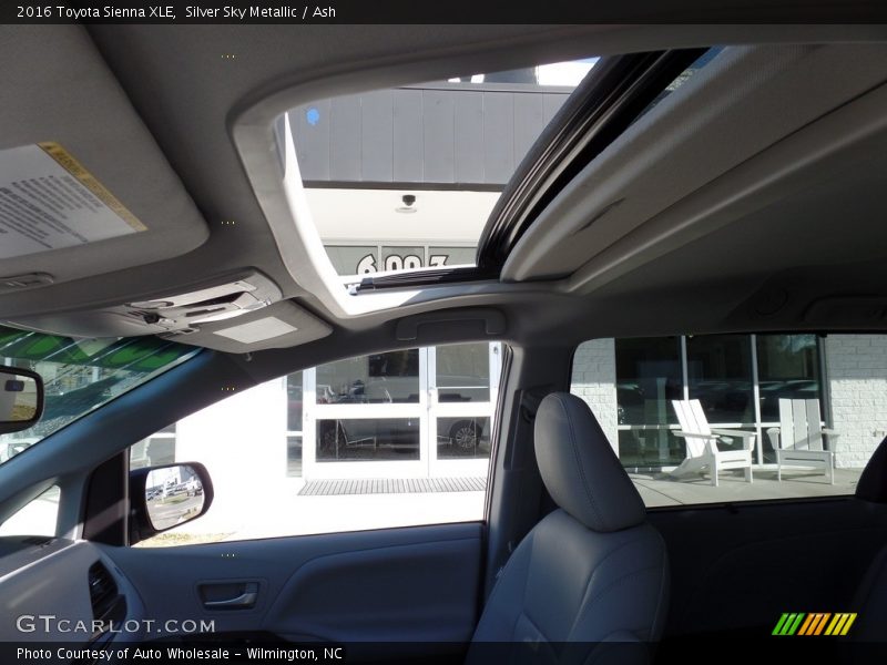 Silver Sky Metallic / Ash 2016 Toyota Sienna XLE