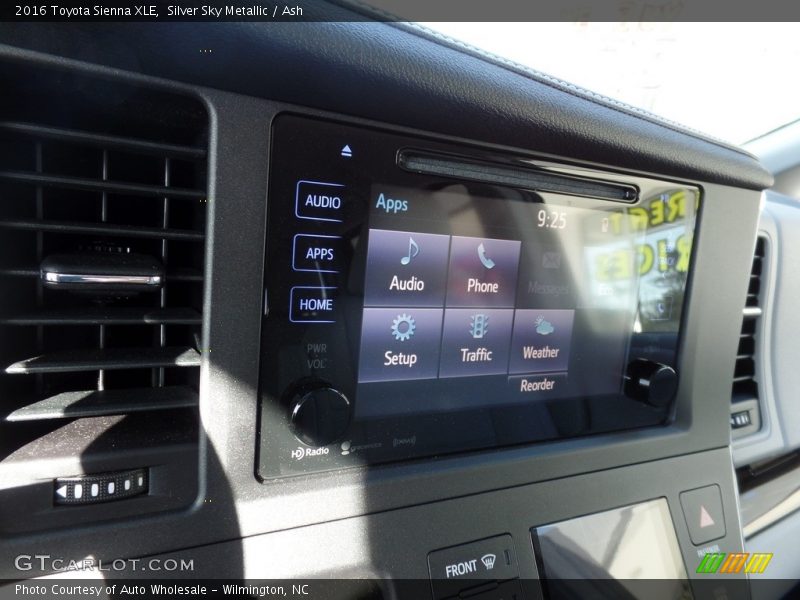 Silver Sky Metallic / Ash 2016 Toyota Sienna XLE
