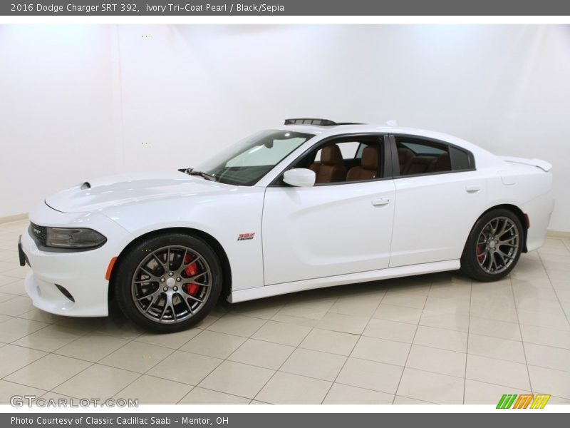  2016 Charger SRT 392 Ivory Tri-Coat Pearl