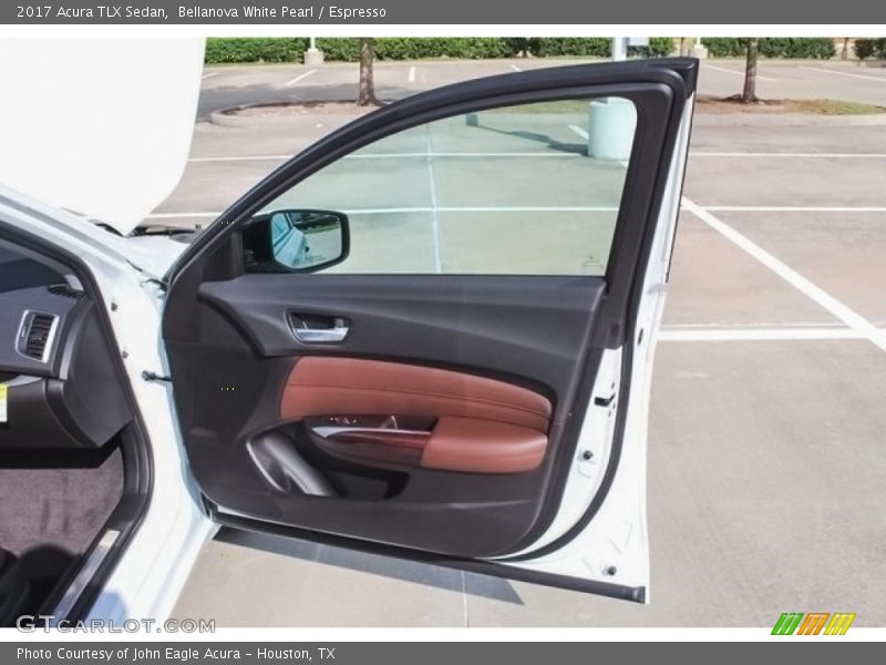 Bellanova White Pearl / Espresso 2017 Acura TLX Sedan