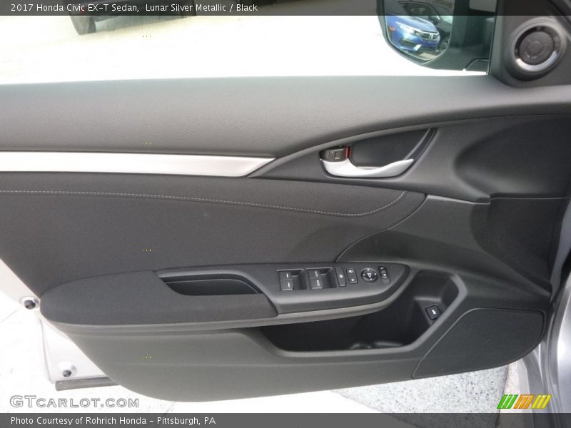 Lunar Silver Metallic / Black 2017 Honda Civic EX-T Sedan