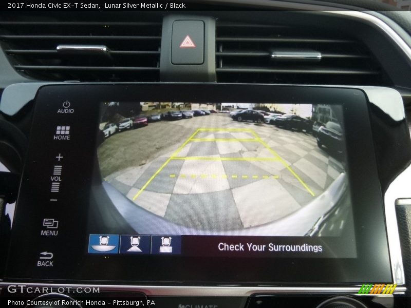 Lunar Silver Metallic / Black 2017 Honda Civic EX-T Sedan