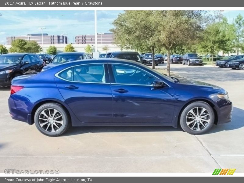 Fathom Blue Pearl / Graystone 2017 Acura TLX Sedan