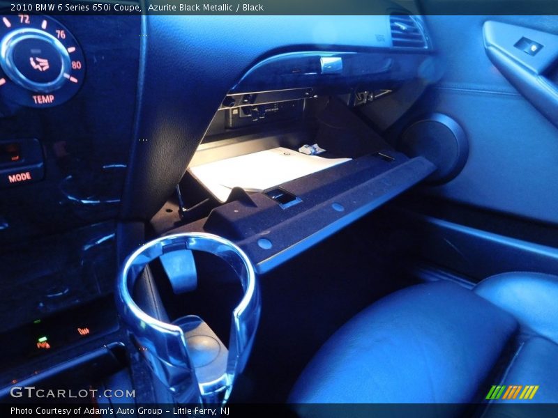 Azurite Black Metallic / Black 2010 BMW 6 Series 650i Coupe