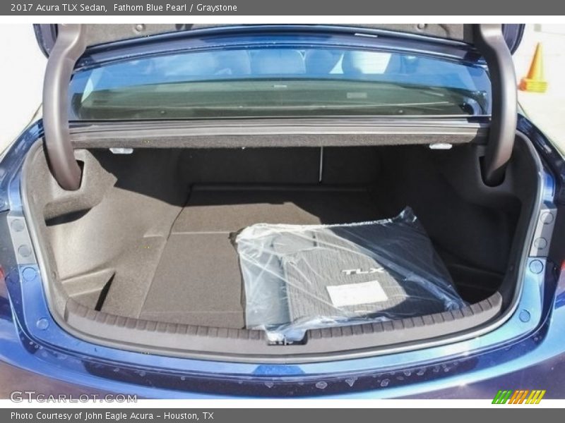 Fathom Blue Pearl / Graystone 2017 Acura TLX Sedan