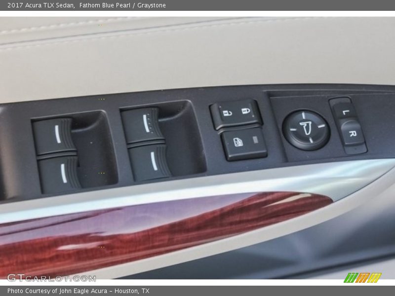 Fathom Blue Pearl / Graystone 2017 Acura TLX Sedan