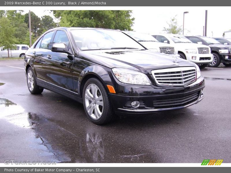 Black / Almond/Mocha 2009 Mercedes-Benz C 300 Luxury