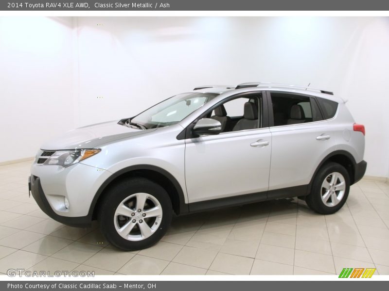 Classic Silver Metallic / Ash 2014 Toyota RAV4 XLE AWD