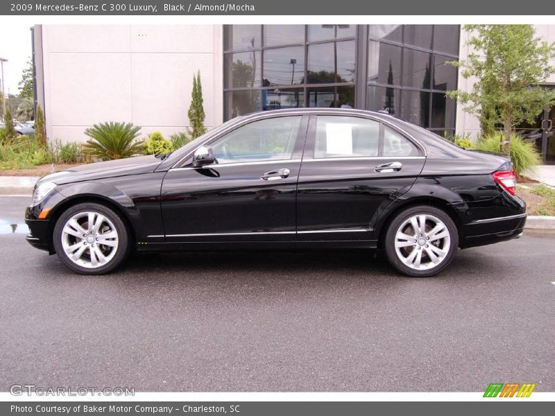 Black / Almond/Mocha 2009 Mercedes-Benz C 300 Luxury