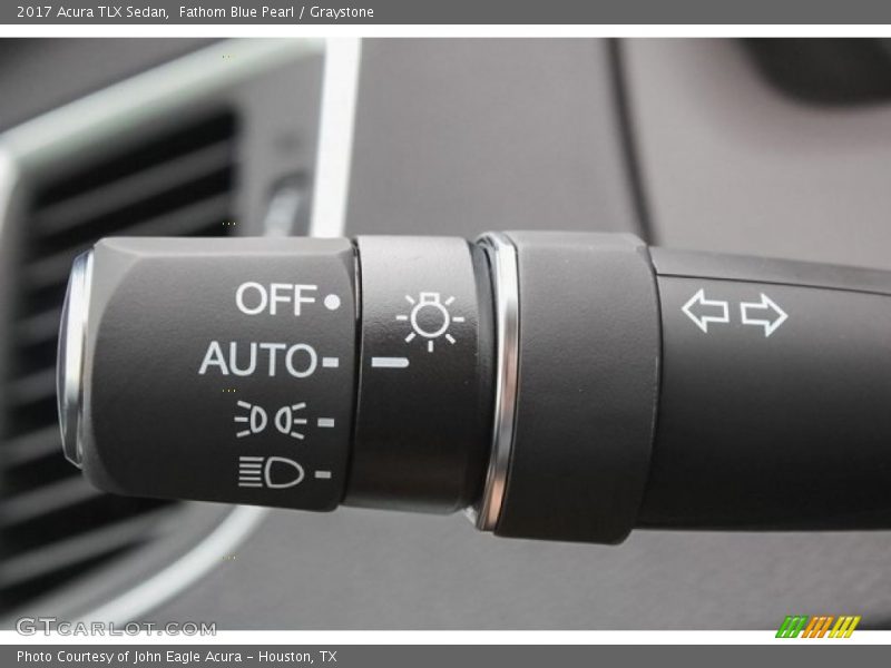 Fathom Blue Pearl / Graystone 2017 Acura TLX Sedan