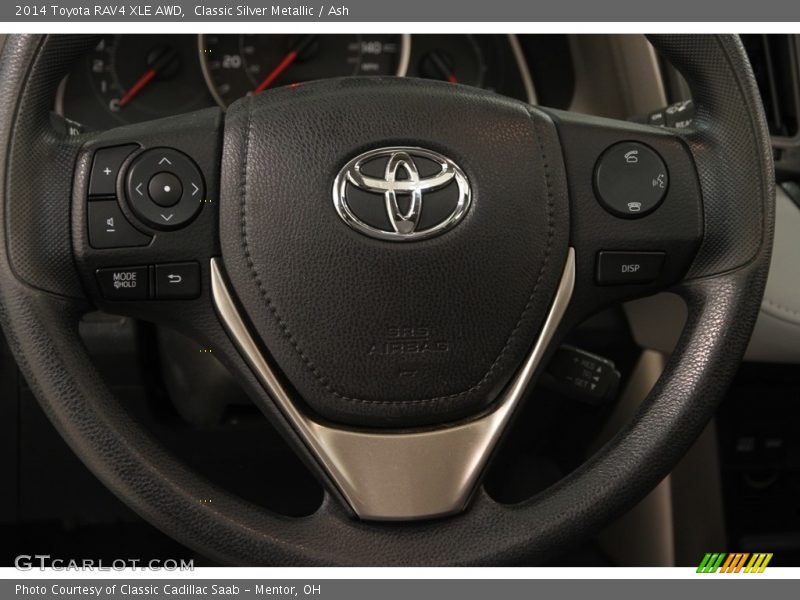 Classic Silver Metallic / Ash 2014 Toyota RAV4 XLE AWD