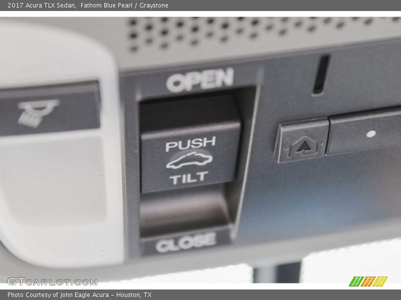Fathom Blue Pearl / Graystone 2017 Acura TLX Sedan