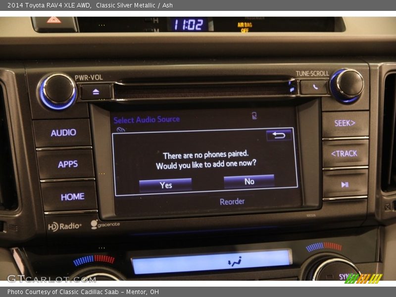 Classic Silver Metallic / Ash 2014 Toyota RAV4 XLE AWD