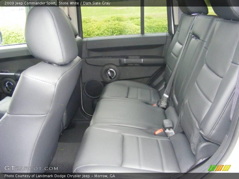Stone White / Dark Slate Gray 2009 Jeep Commander Sport