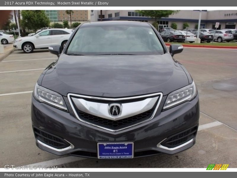Modern Steel Metallic / Ebony 2017 Acura RDX Technology