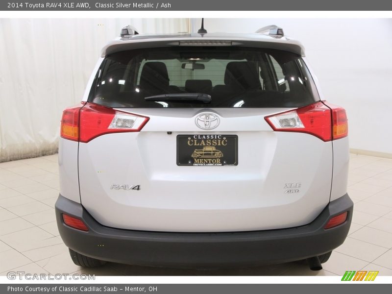 Classic Silver Metallic / Ash 2014 Toyota RAV4 XLE AWD