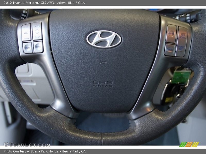 Athens Blue / Gray 2012 Hyundai Veracruz GLS AWD