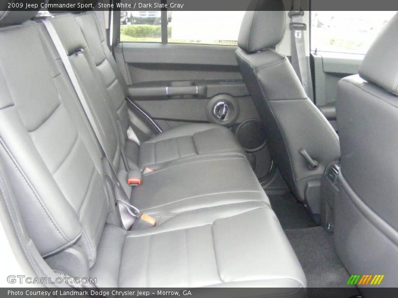 Stone White / Dark Slate Gray 2009 Jeep Commander Sport