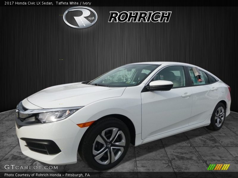 Taffeta White / Ivory 2017 Honda Civic LX Sedan