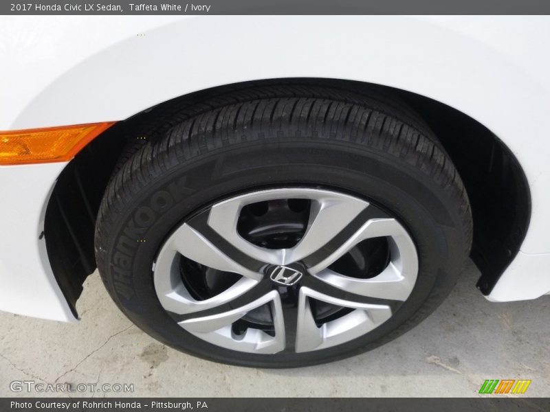 Taffeta White / Ivory 2017 Honda Civic LX Sedan