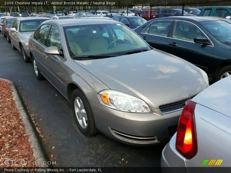 Amber Bronze Metallic / Neutral Beige 2006 Chevrolet Impala LT