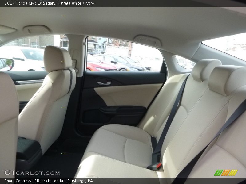 Taffeta White / Ivory 2017 Honda Civic LX Sedan