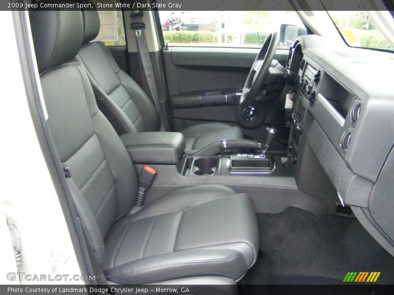 Stone White / Dark Slate Gray 2009 Jeep Commander Sport