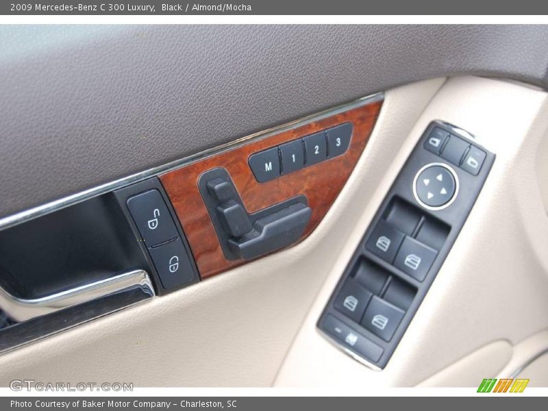 Black / Almond/Mocha 2009 Mercedes-Benz C 300 Luxury