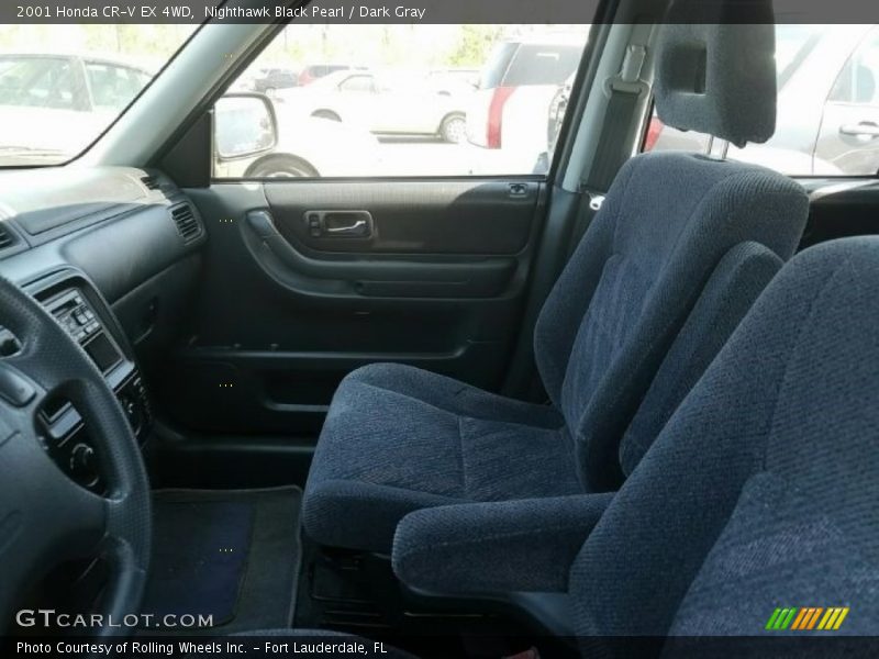 Nighthawk Black Pearl / Dark Gray 2001 Honda CR-V EX 4WD