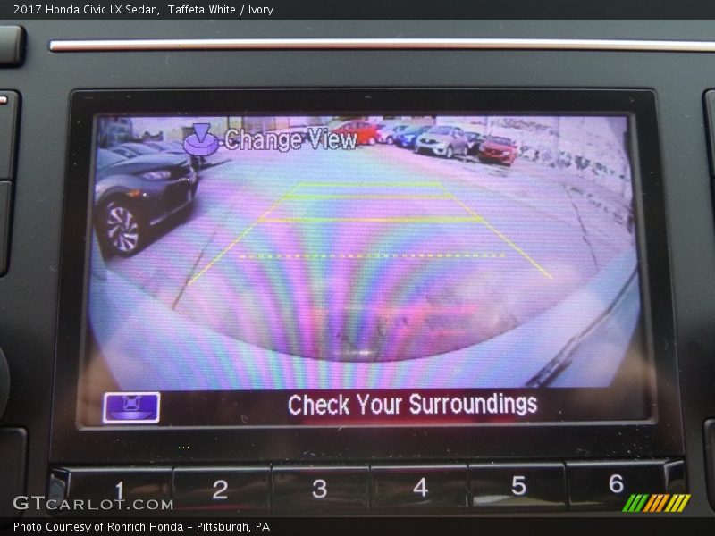 Taffeta White / Ivory 2017 Honda Civic LX Sedan