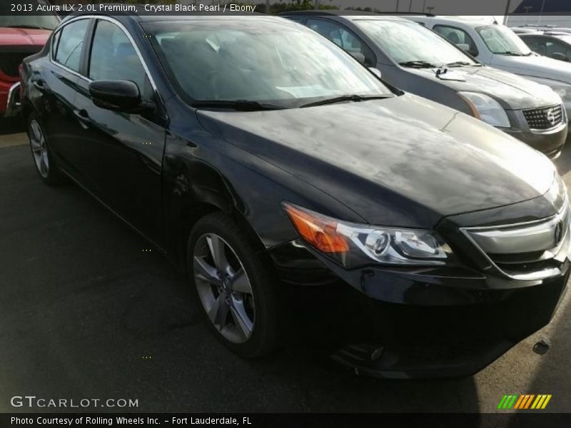 Crystal Black Pearl / Ebony 2013 Acura ILX 2.0L Premium
