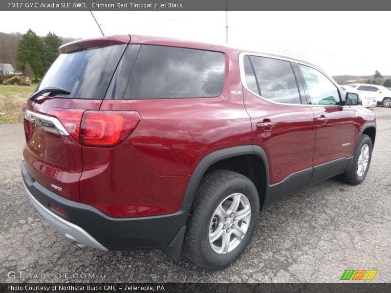 Crimson Red Tintcoat / Jet Black 2017 GMC Acadia SLE AWD