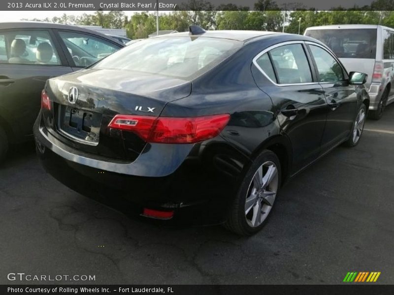 Crystal Black Pearl / Ebony 2013 Acura ILX 2.0L Premium