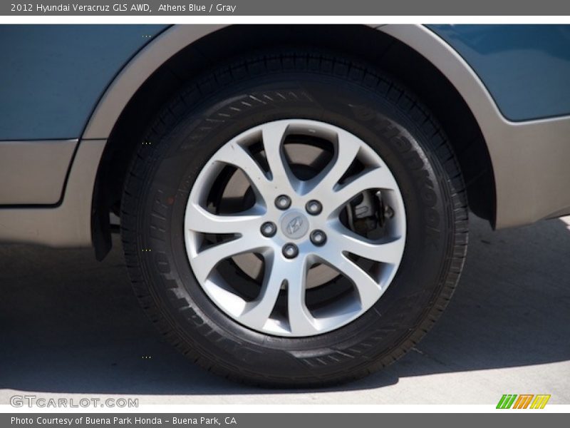 Athens Blue / Gray 2012 Hyundai Veracruz GLS AWD